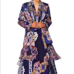 Camilla BLAZER W/CHIFFON CONTRAST STAR GAZER Sz S